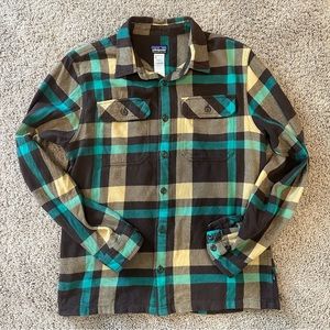 Patagonia organic cotton flannel shirt